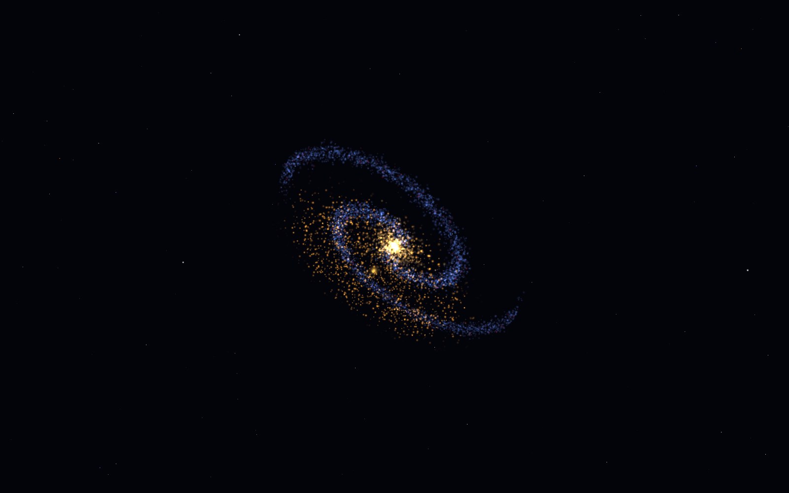 Von Neumann probe, 3D artist's impression, from another angle