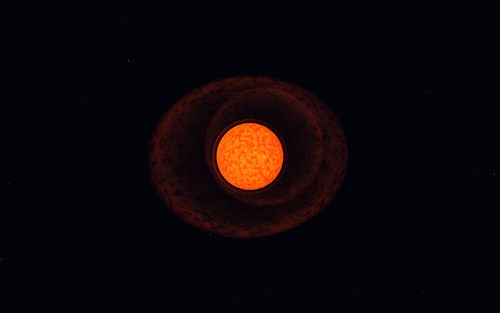 VY Canis Majoris, 3D artist's impression