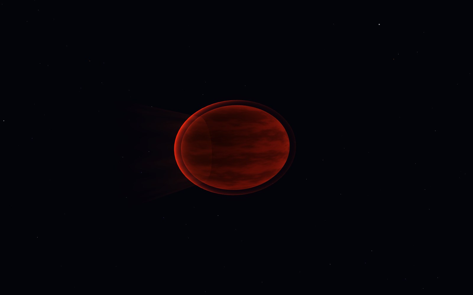 WASP-12b, 3D artist's impression
