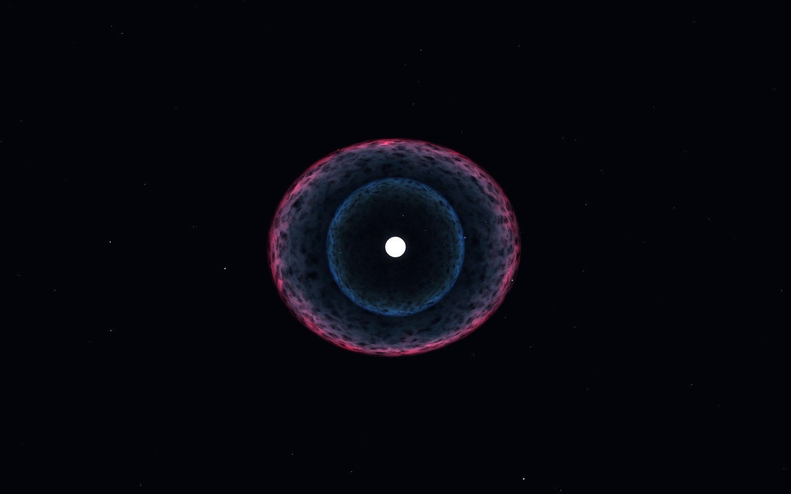 White dwarf, 3D artist's impression