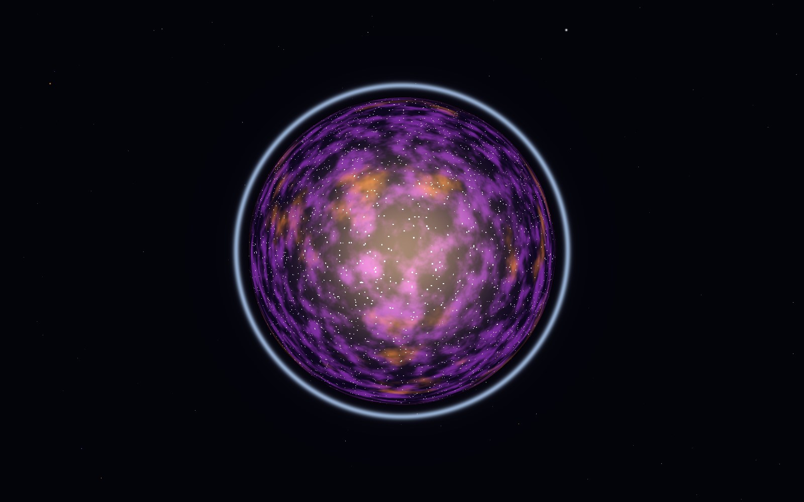 Wormhole, 3D artist's impression, close-up